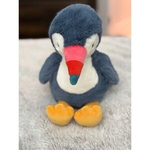 Carters Blue Toucan Bird Plush Stuffed Animal Weighted Bottom 25397 2023 11 Inch